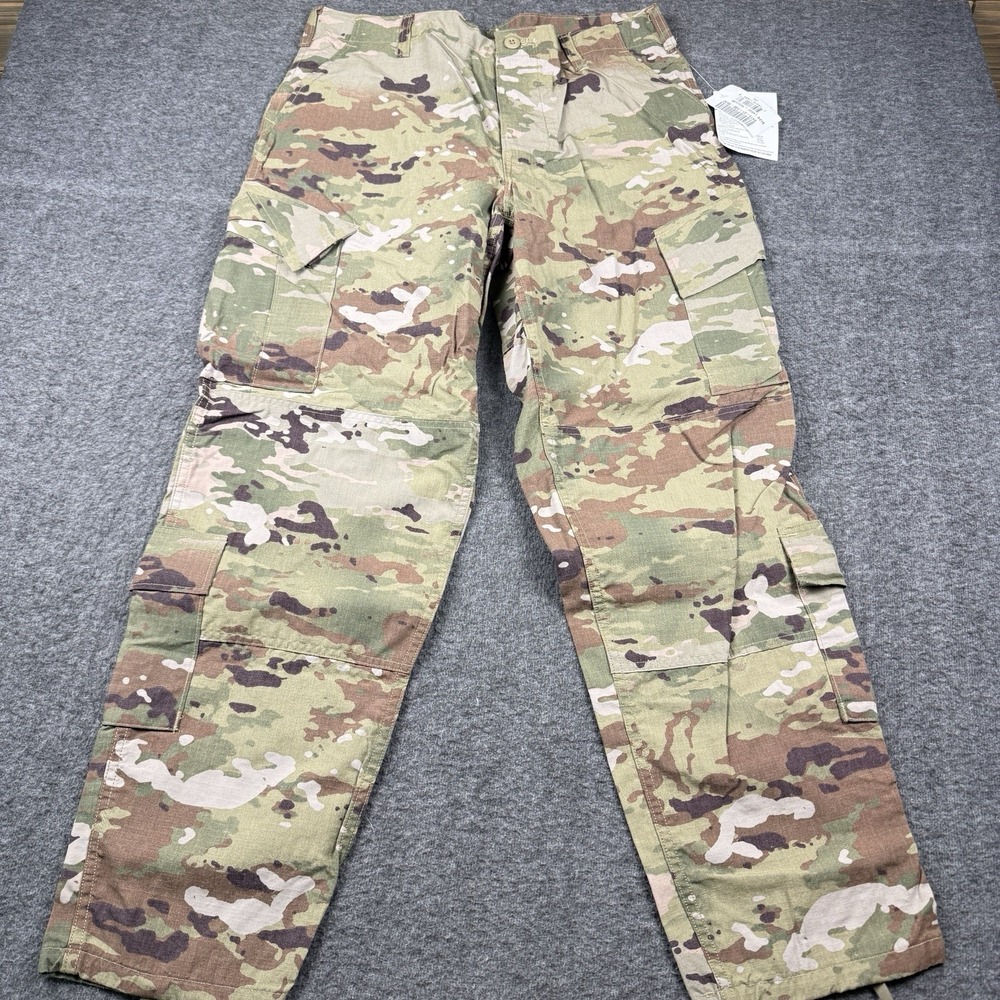 Army Combat Pants Trousers Large-Regular Multicam Camo Insect Shield BDU NEW